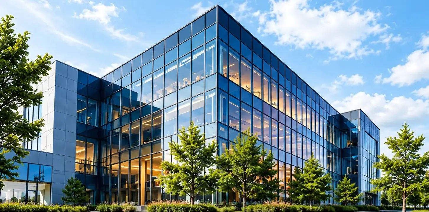 Modern office building